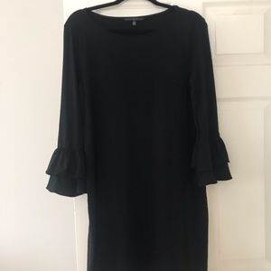 WHBM Long Sleeve Black Dress
